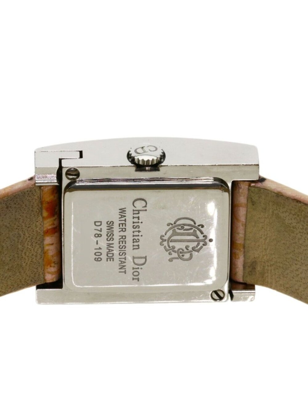 Dior Christian Maris Watch SS Leather - Picture 7 of 15